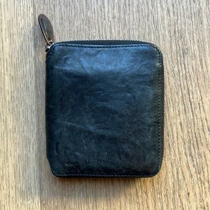 Helmut Lang Leather Wallet w/ Coin Purse